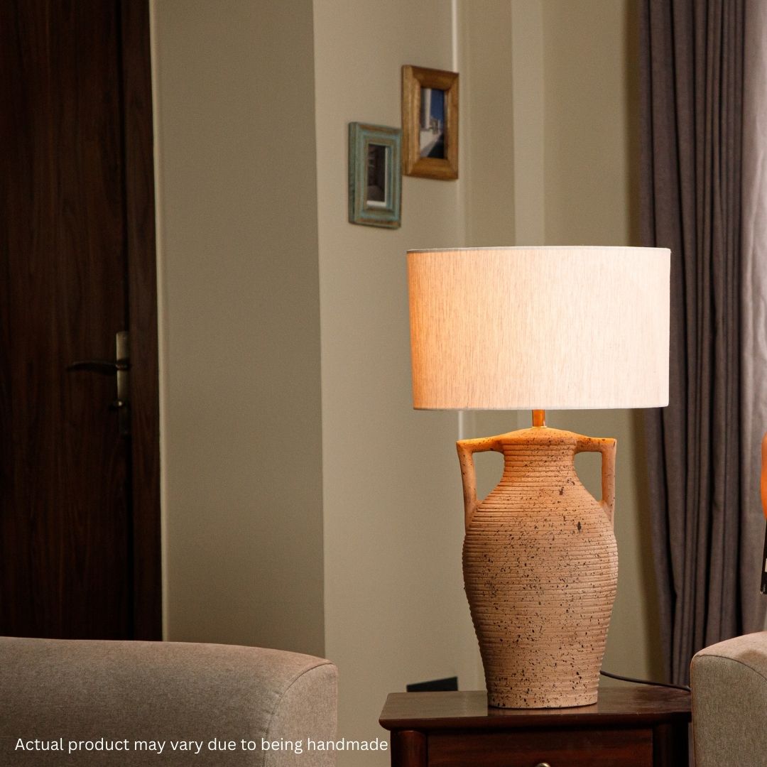 Terracotta Brown Table Lamp