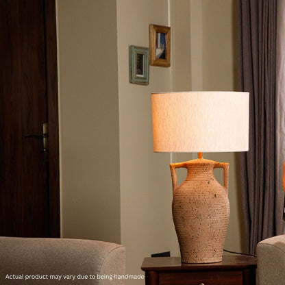 Terracotta Brown Table Lamp