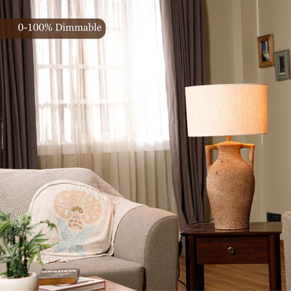 Terracotta Brown Table Lamp