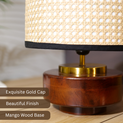 Mango Wood Table Lamps shade - RIO Collection