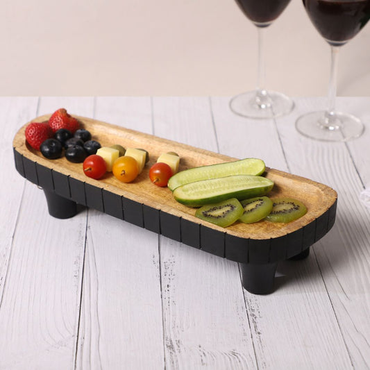 Wooden Asymmetric Platter S