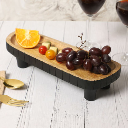 Wooden Asymmetric Platter S