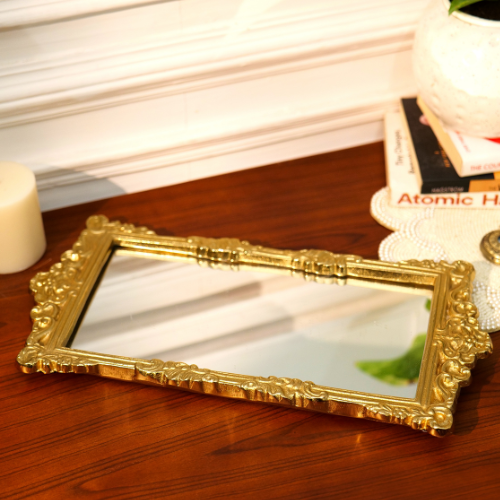 Gold Mirror Tray