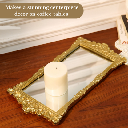 Gold Mirror Tray