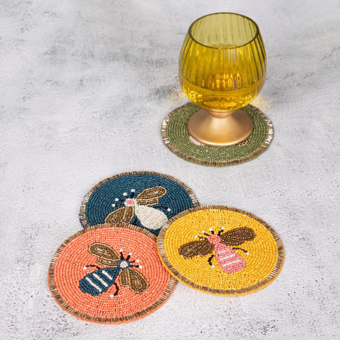 Honey Bee Coasters