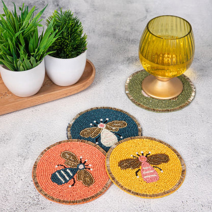 Honey Bee Coasters