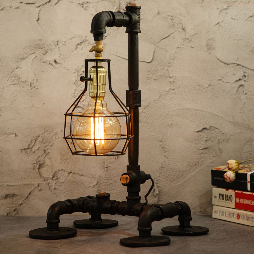 Caged Table Lamp