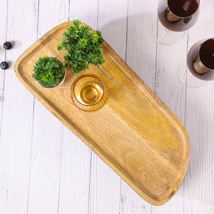 Wooden Asymmetric Platter