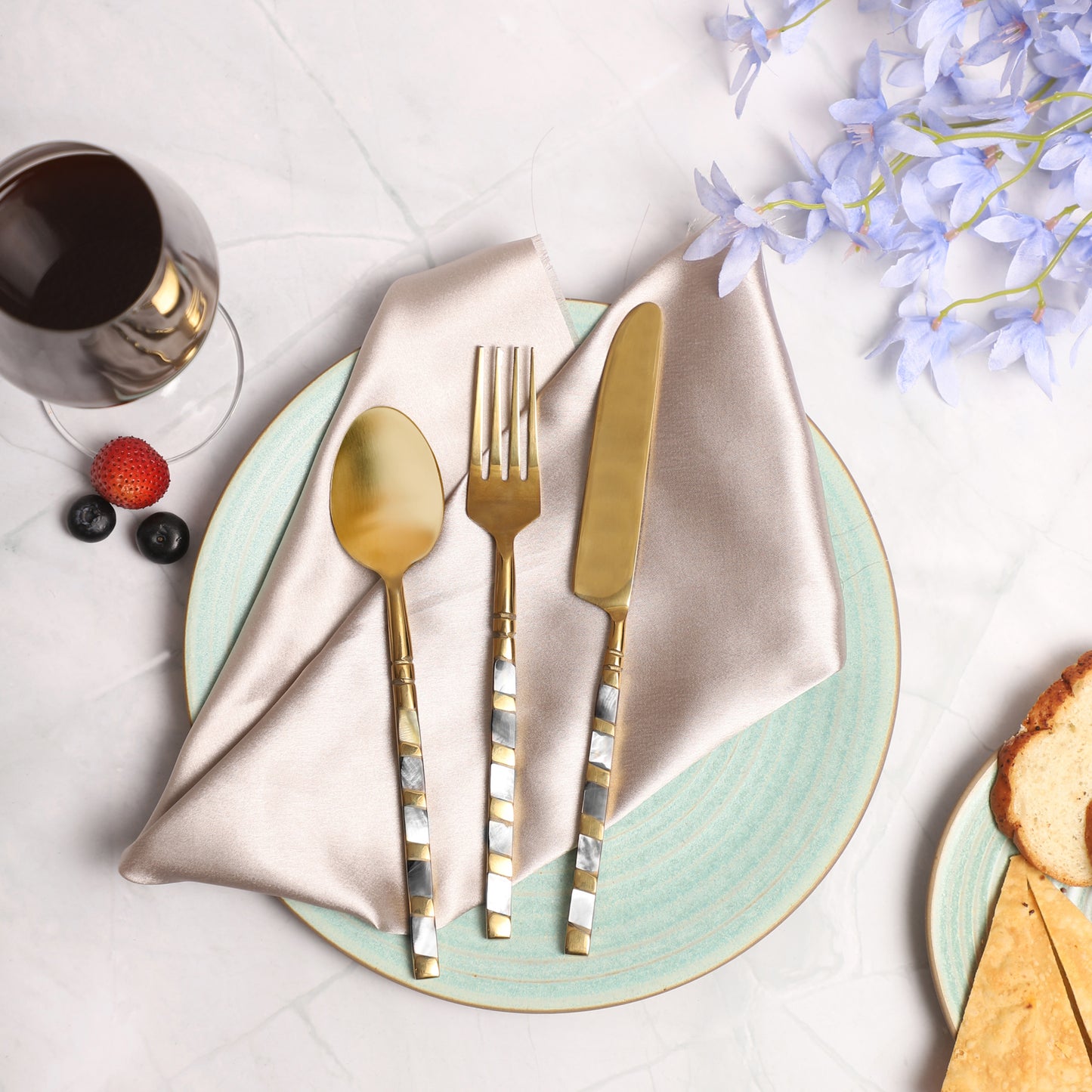 Brass Cutlery Set-of-3