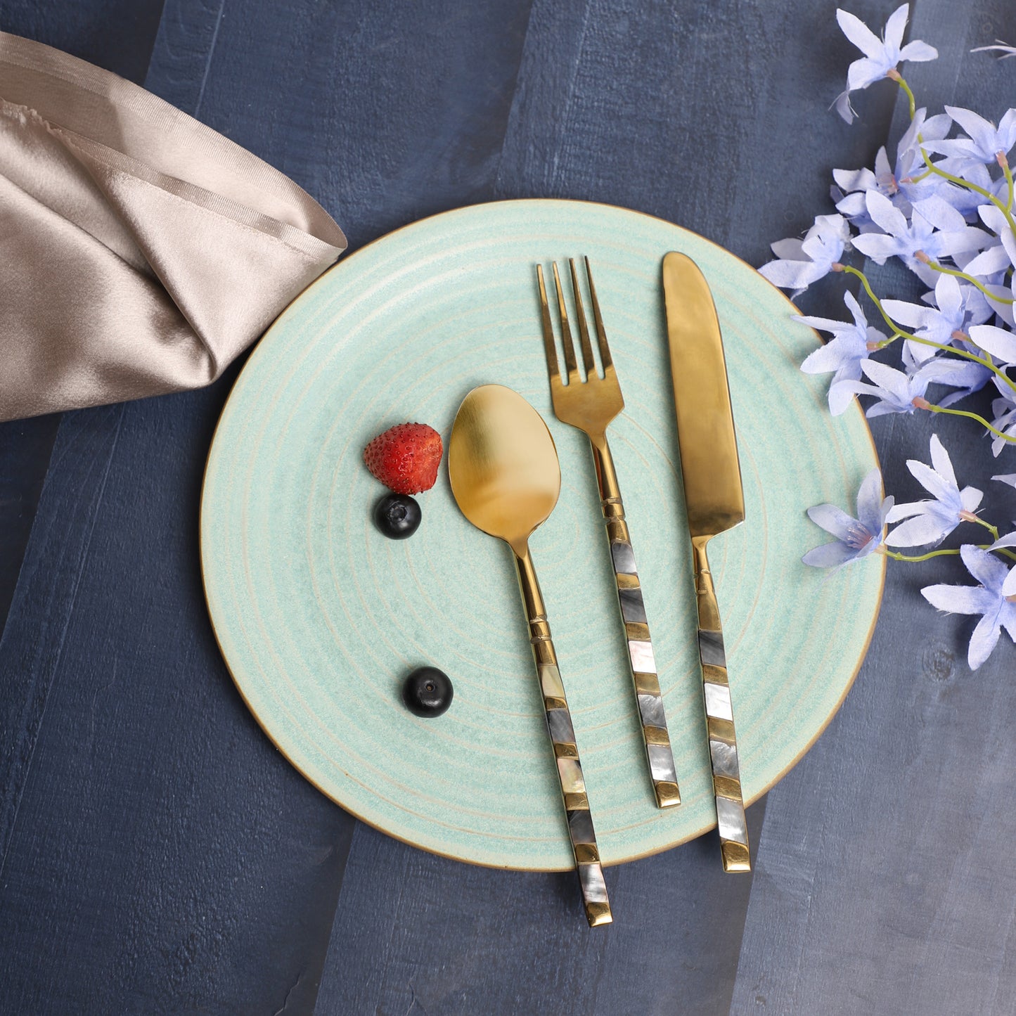 Brass Cutlery Set-of-3